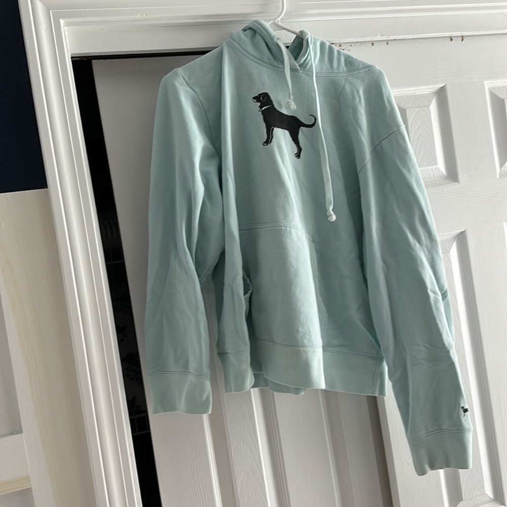 XL Classic black dog hoodie